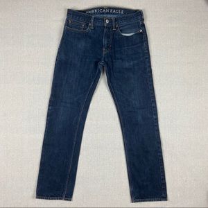 Men’s American Eagle slim straight jean in size 30